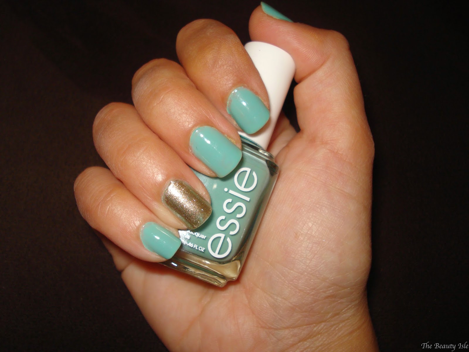 2. Essie Nail Polish in "Turquoise & Caicos" - wide 4