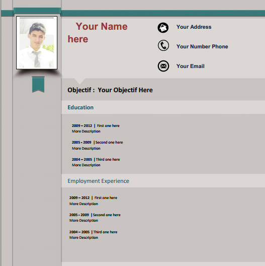 exemple cv pfe  CV Anonyme