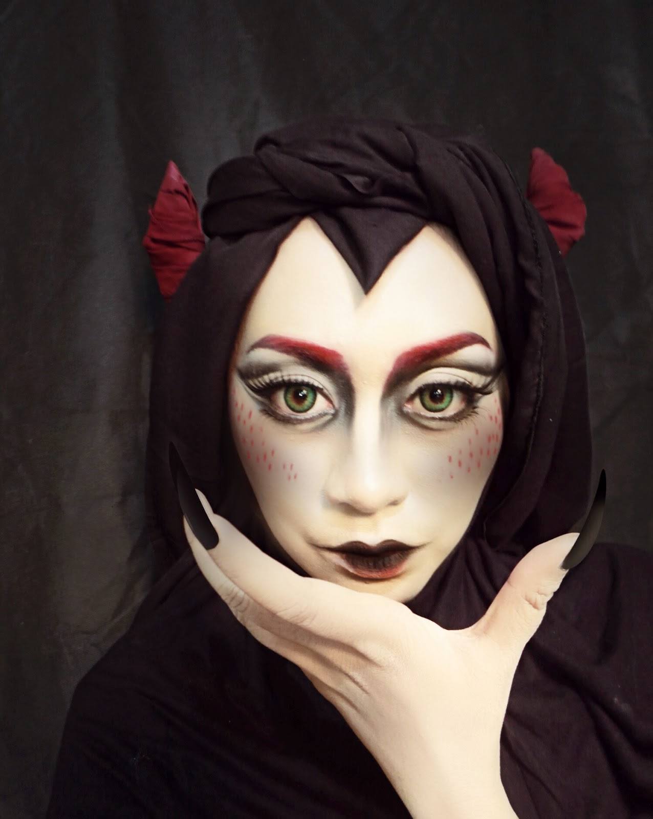 Ini Vindy Yang Ajaib Angel Vs Devil Makeup Collaboration