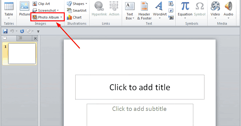 how to insert a photo album in powerpoint presentation 2010 how to insert a photo album in powerpoint presentation 2010