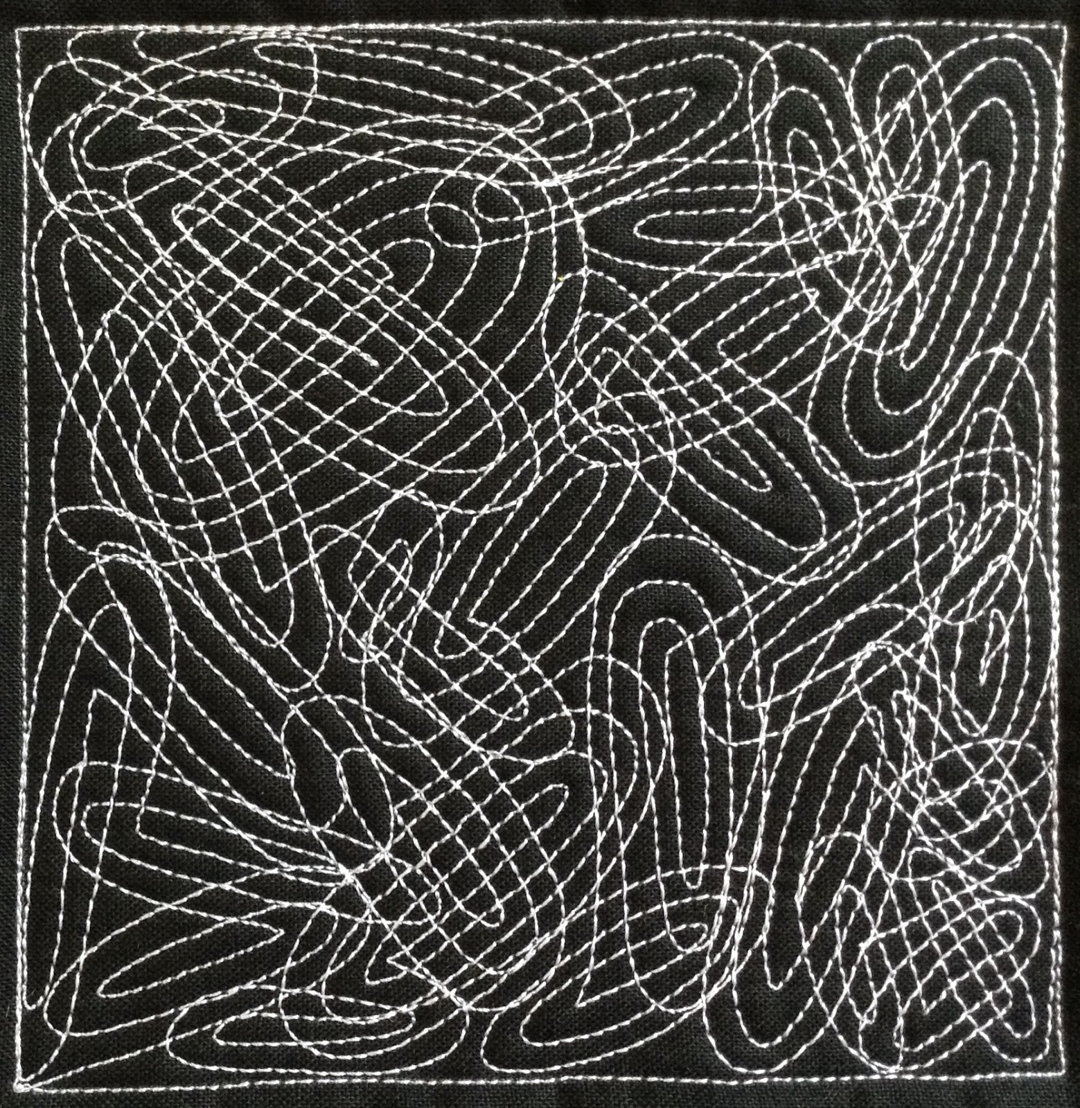 free motion quilting design