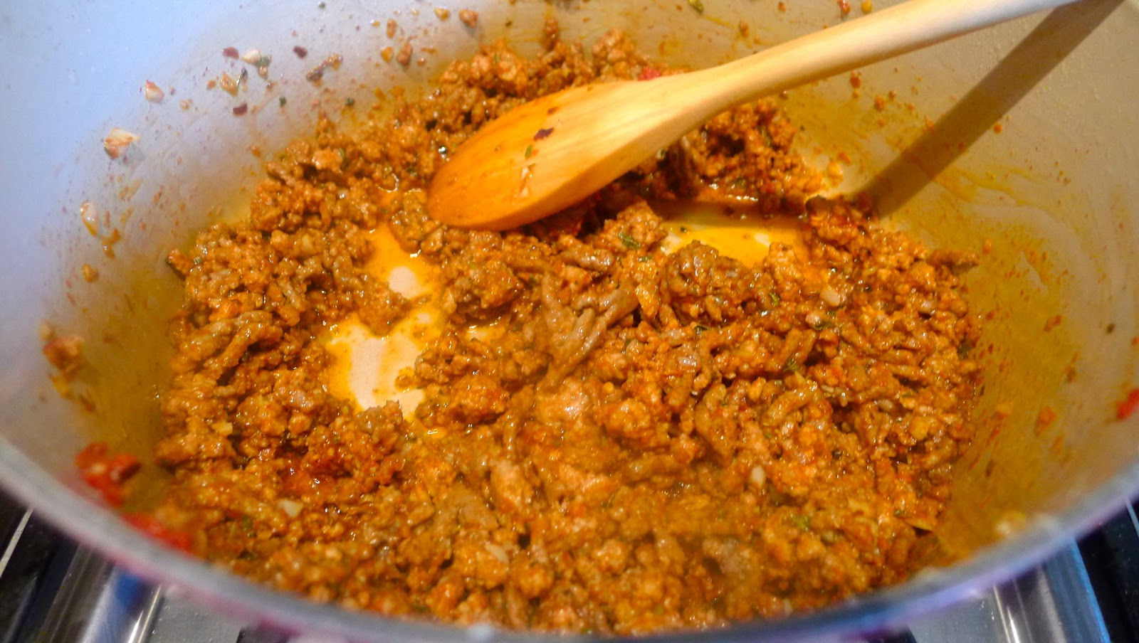 newFOOD tuesdayz Veal and Chicken Sausage Lasagna