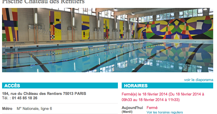 Piscine Chateau Des Rentiers