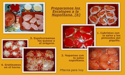 napolitana milanesa escalope milanesas preparacin 2