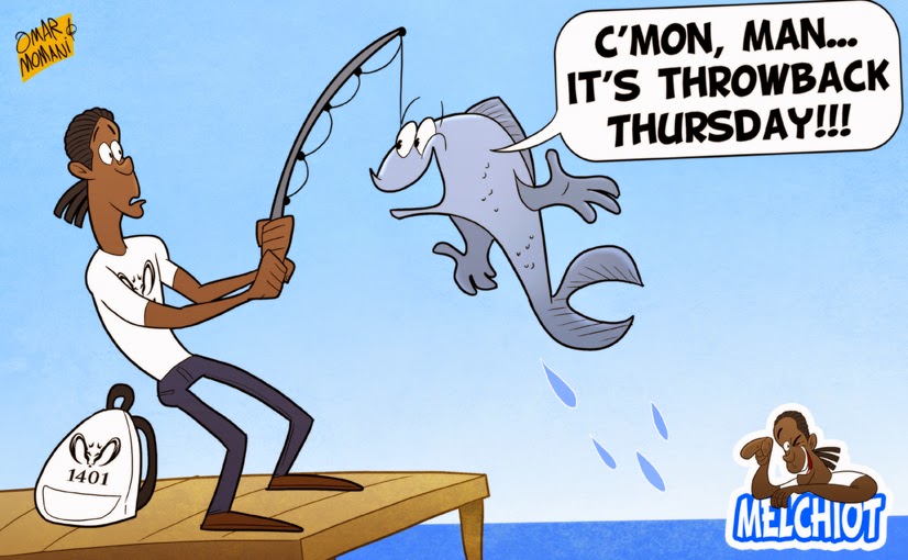 Omar Momani cartoons: Throwback Thursday with Mario Melchiot