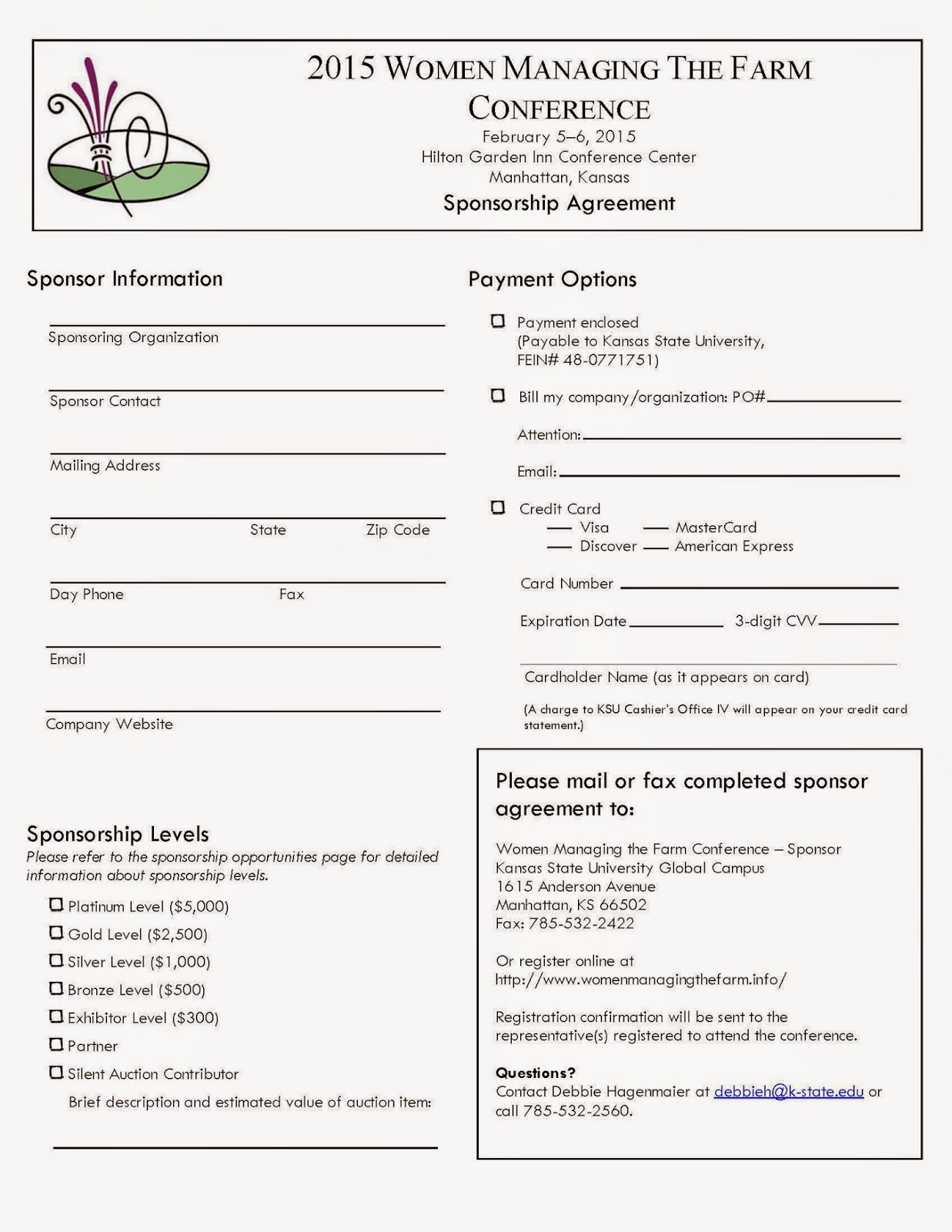 auction registration form template