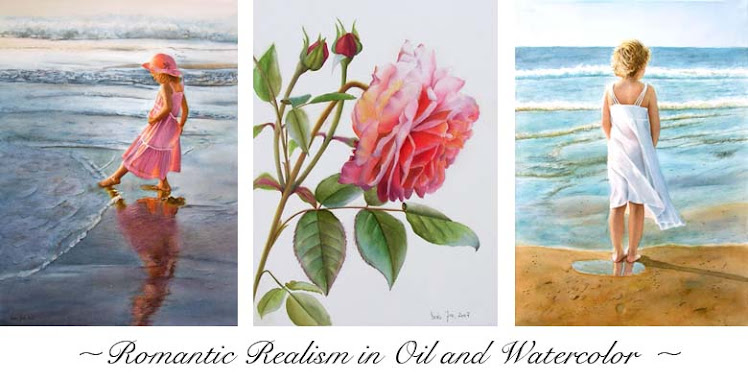 Watercolors of Roses, Flowers, Figures, Cats