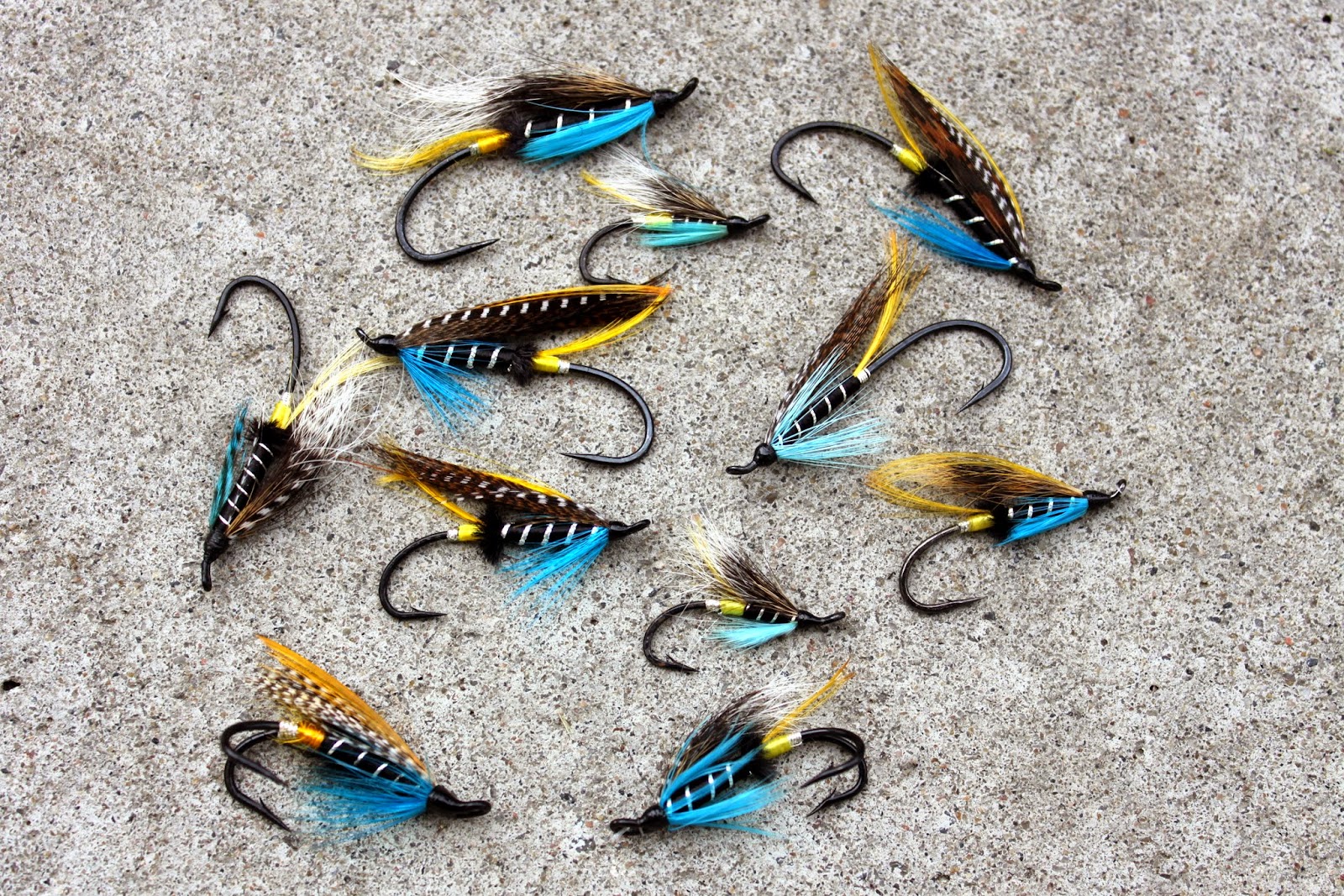 Free Atlantic Salmon Flies (The Blue Charm)