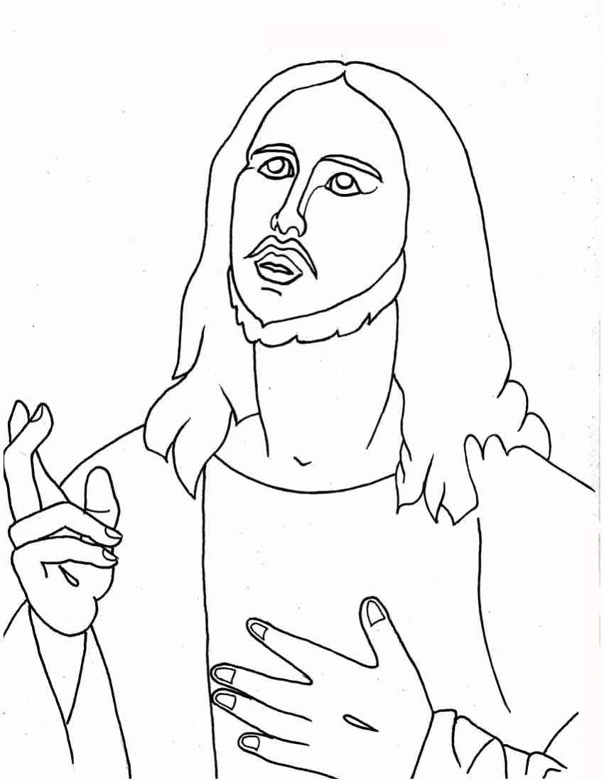 Jesus Christ Coloring Pages | Kids Coloring Pages