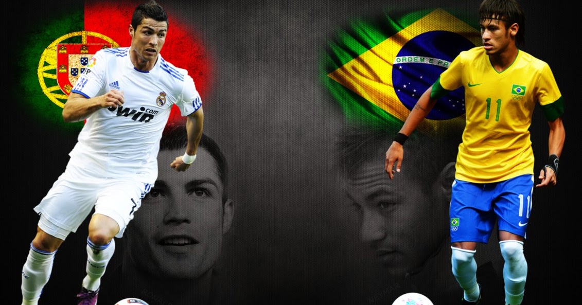 Neymar vs Ronaldo Wallpaper | Take Wallpaper