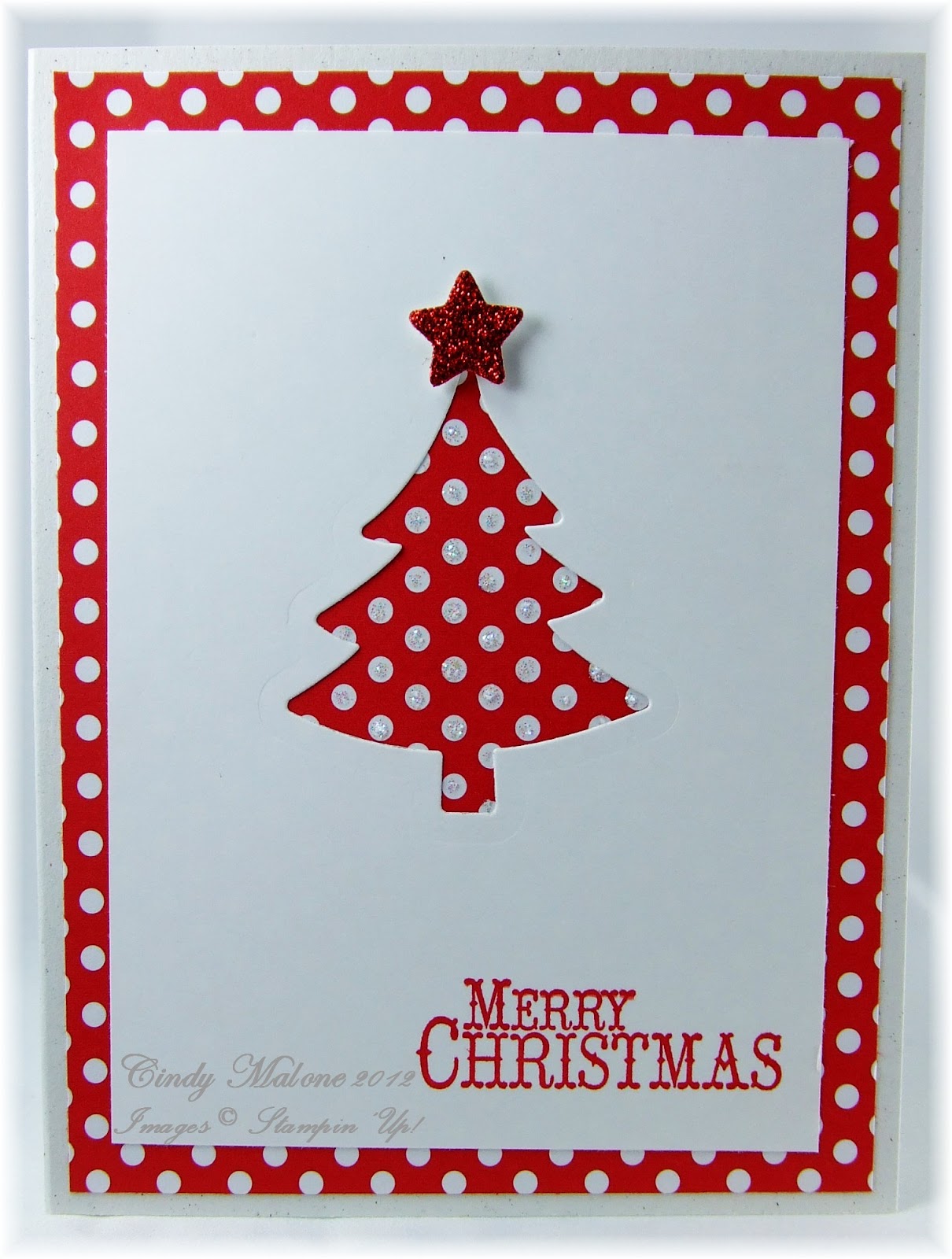 Discover Stamping Easy Christmas Card