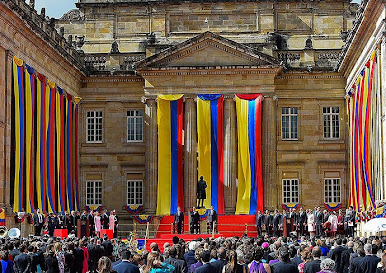 7 DE AGOSTO 20114: CEREMONIA DE POSECIÓN PRESIDENCIAL PATIO NÚÑEZ DEL CAPITOLIO