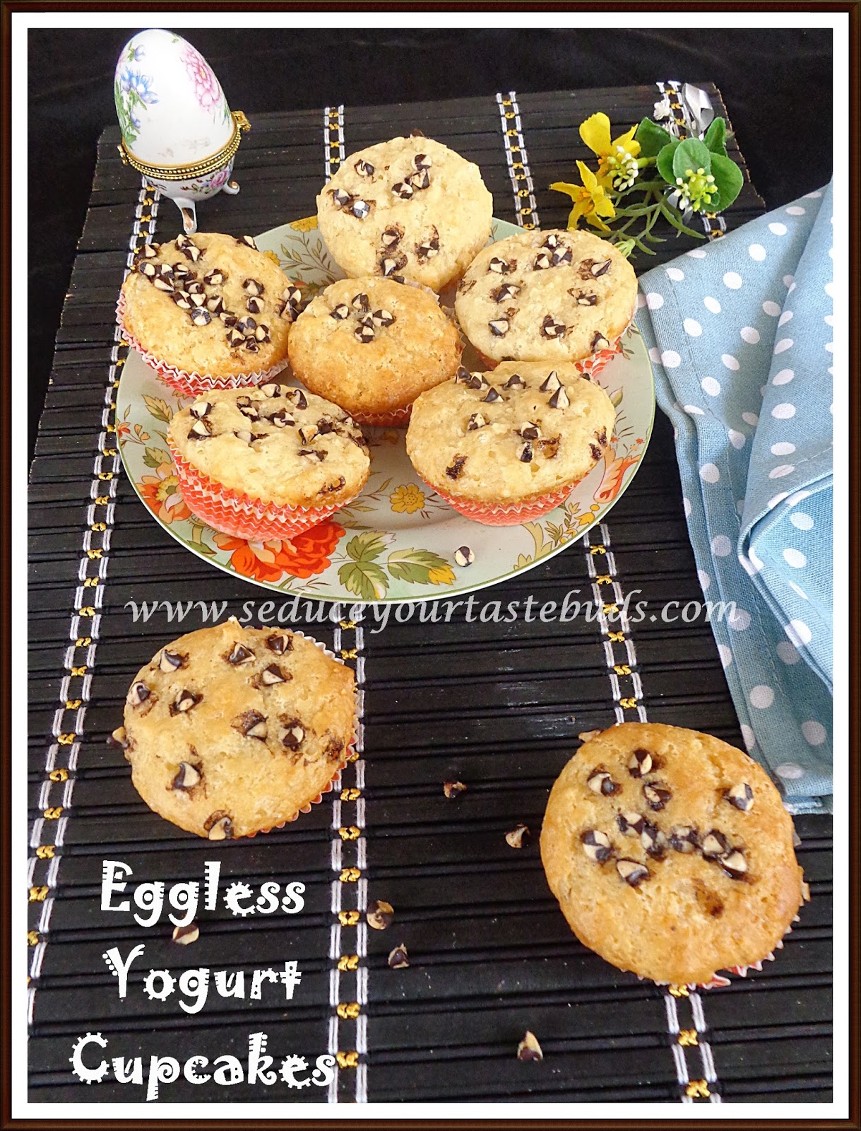 Eggless Yogurt Cupcakes Seduce Your Tastebuds...