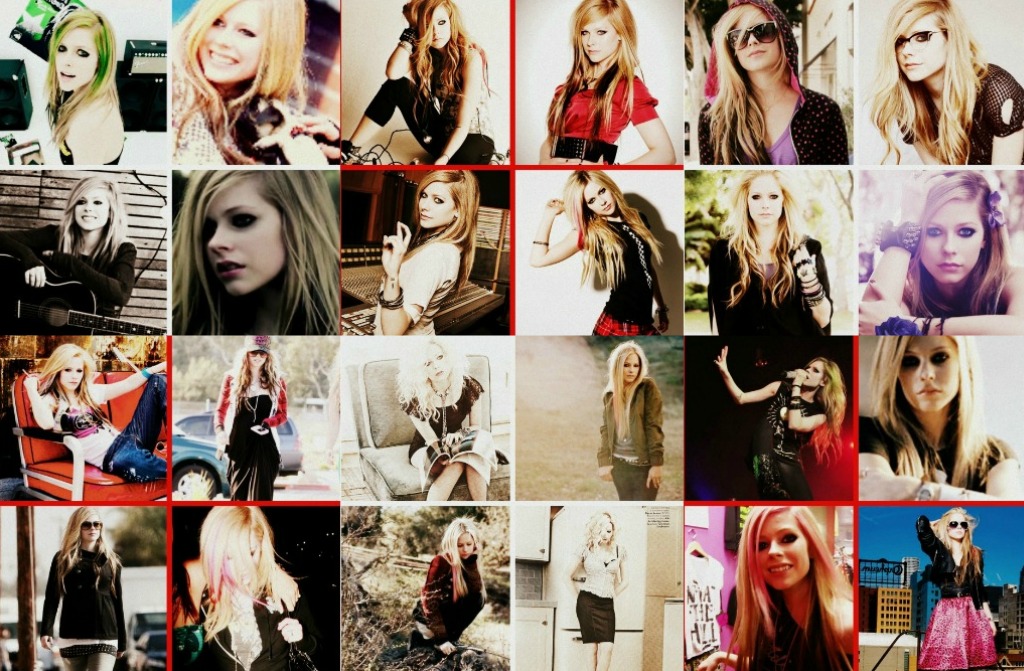 Avril Lavigne Collage