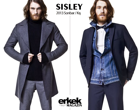 Sisley 2013 Erkek  Sonbahar Kış Modası