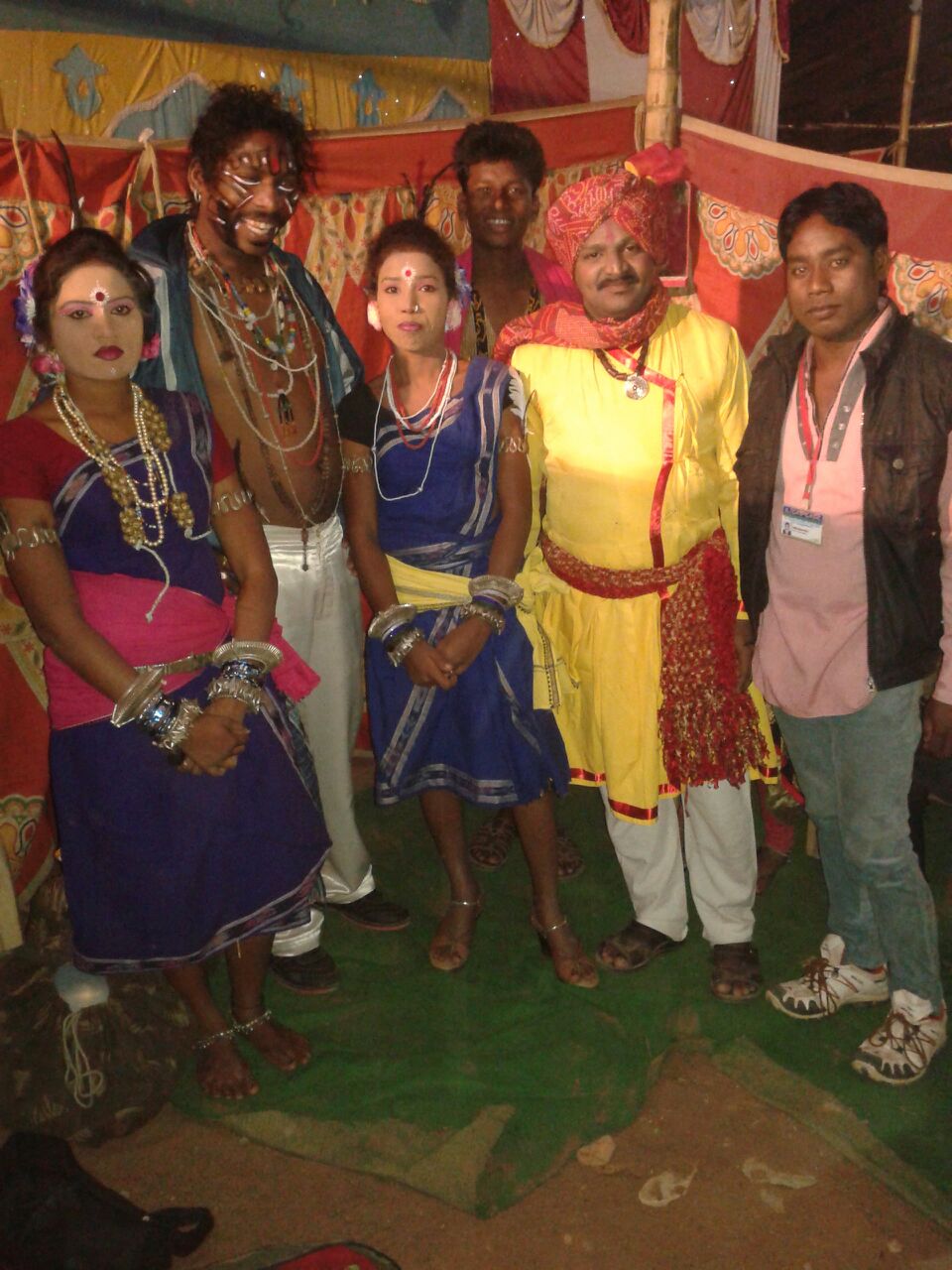 Kosali Dance artist during Nabarangpur Mondei festival 2014 at Odisha