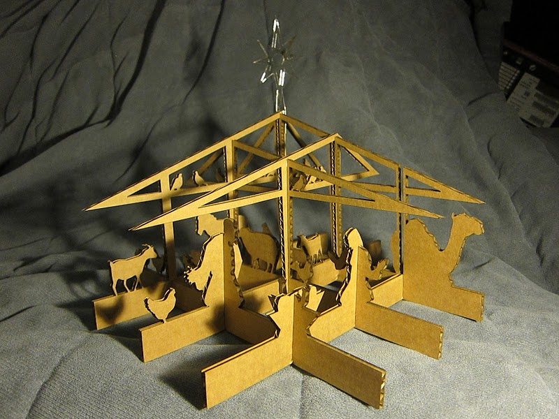 sketches Cardboard Manger