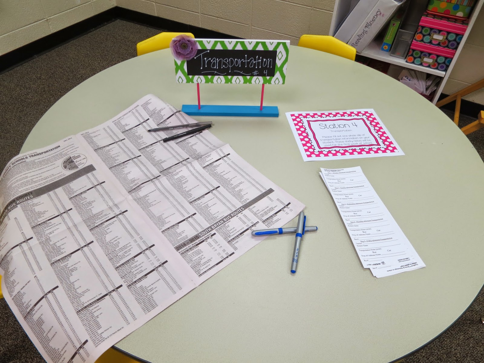 Open House Stations The Elementary Darling