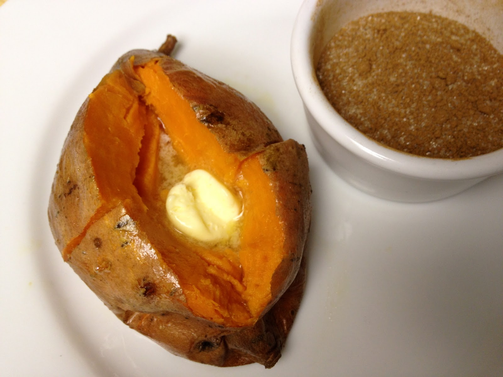 Steakhouse Sweet Potato with Cinnamon and Brown Sugar Butter
