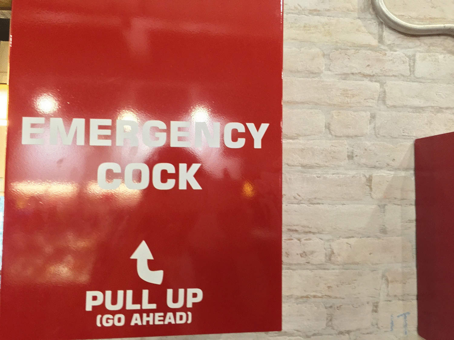 Emergency Cock at The Udder Pancake