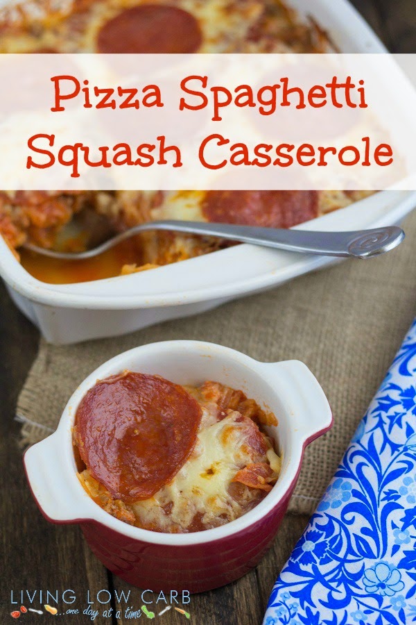 Dream. Believe. Commit. Spaghetti Squash Pizza Casserole