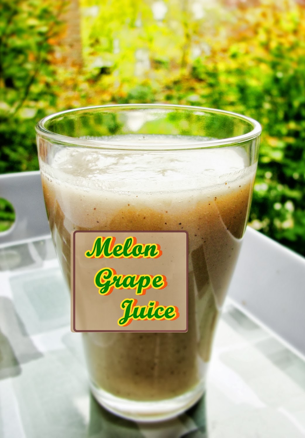 Cook book of trial and error Melon Grape Juice in Vitamix