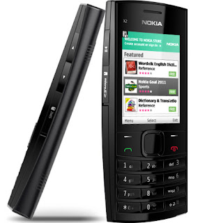 Nokia X2-02 black phone