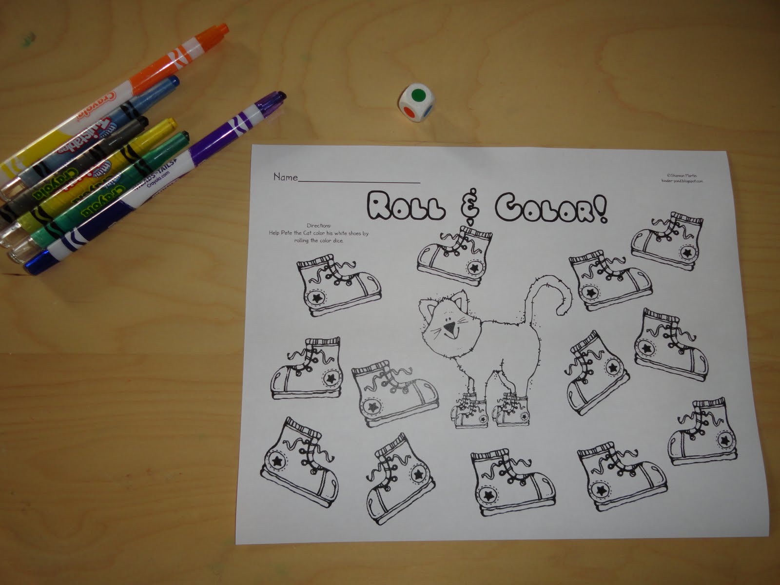 Izzie, Mac and Me: Pete The Cat Activities!