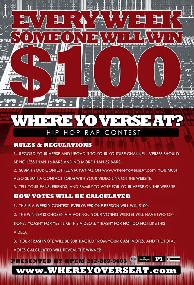 SUBMIT TO WIN $100!!!
