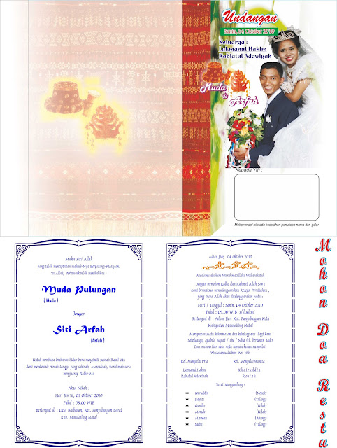 AW15 undangan married adat mandailing