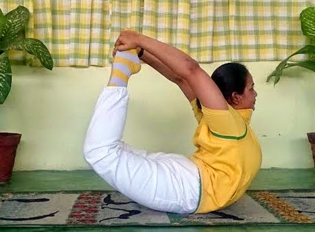 Dhanurasana Yoga Pose and Benefits Hatha Yoga Dhanurasana Pose