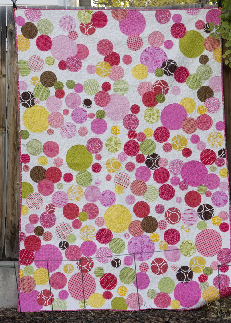 from the blue chair A Twin Bubbles Quilt