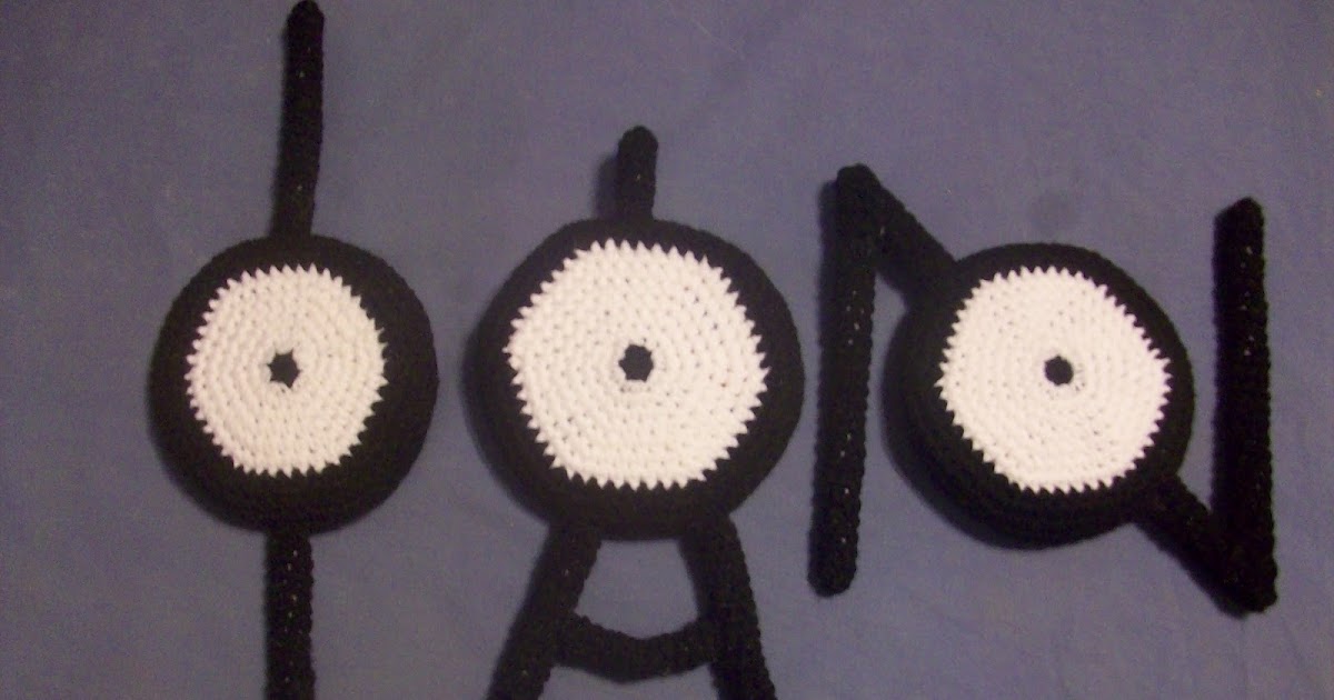 Kat's Creations Unown (I,A,N)
