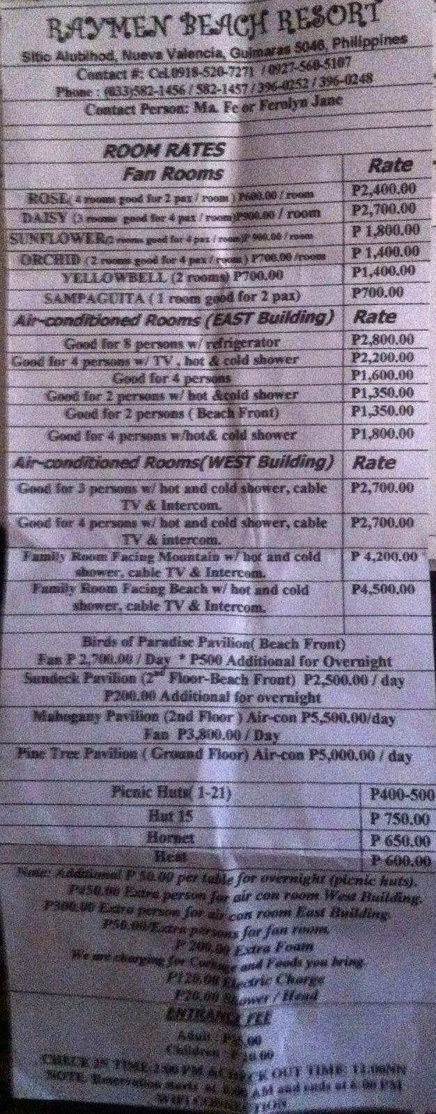 Alobijod Cove Beach Resort Room Rates Alobijod Cove Beach Resort Room Rates