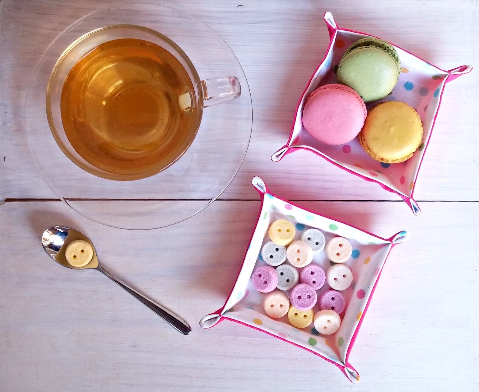 Ella & Nesta's Little Room Laminated Fabric Charm Square Trays