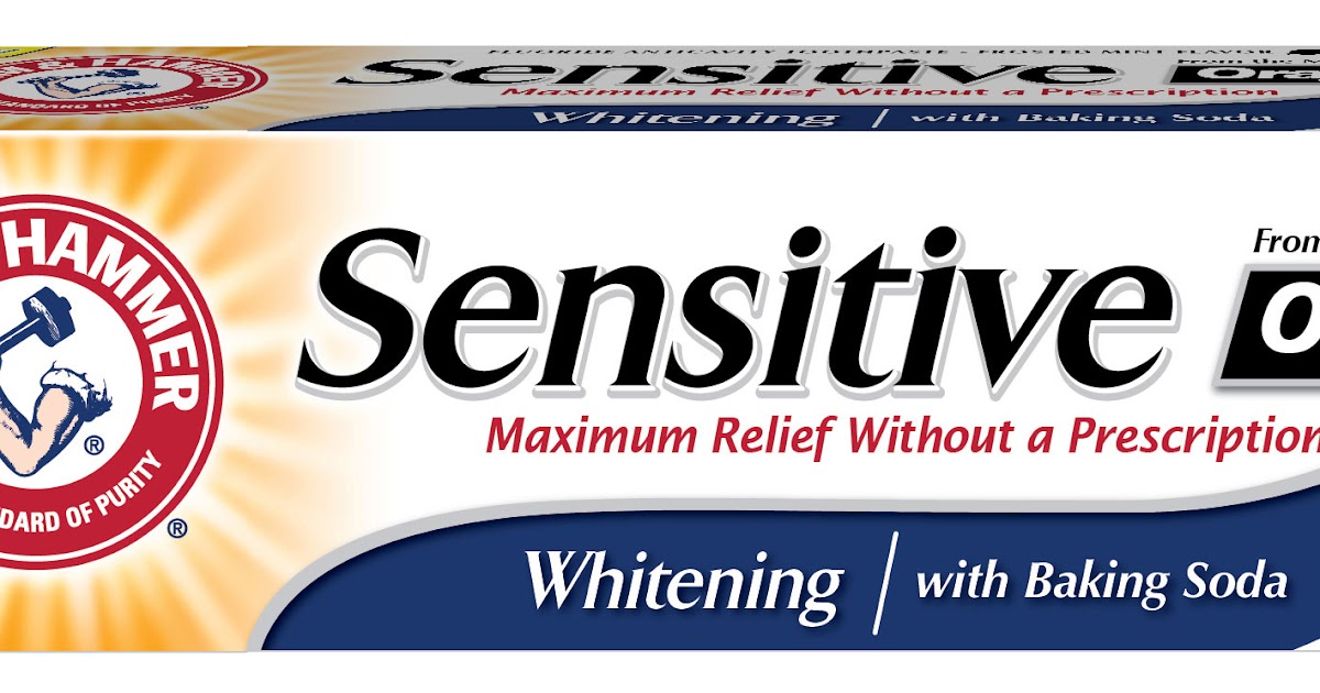 DnBuster's Place New ARM & HAMMER® Sensitive Toothpaste, from the makers of Orajel®
