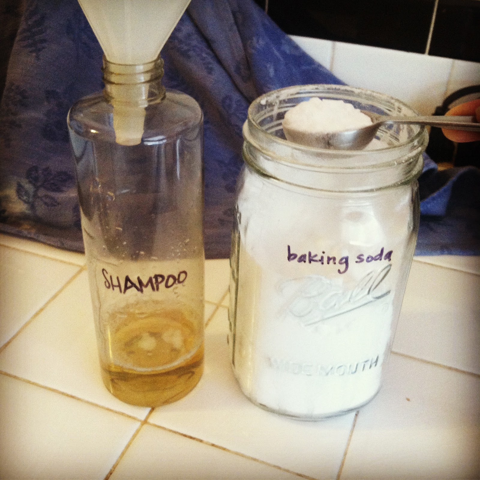 CanCan DIY Shampoo with castile soap and baking soda