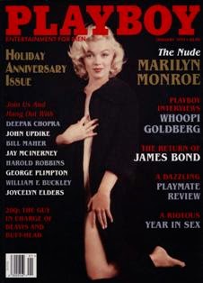 Playboy U.S.A.  - January 1997 | ISSN 0032-1478 | TRUE PDF | Mensile | Uomini | Erotismo | Attualità | Moda
Playboy was founded in 1953, and is the best-selling monthly men’s magazine in the world ! Playboy features monthly interviews of notable public figures, such as artists, architects, economists, composers, conductors, film directors, journalists, novelists, playwrights, religious figures, politicians, athletes and race car drivers. The magazine generally reflects a liberal editorial stance.
Playboy is one of the world's best known brands. In addition to the flagship magazine in the United States, special nation-specific versions of Playboy are published worldwide.