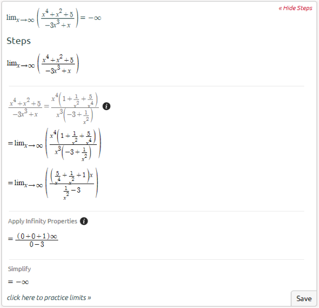 Symbolab Blog Advanced Math Solutions Limits Calculator, Rational