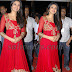 Kajal in Red Georgette Salwar kameez