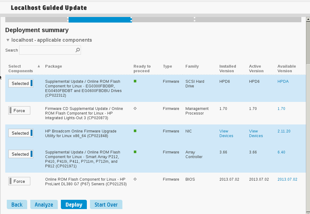 XimuniX HP SPP (Service Pack for Proliant) Firmware Upgrade