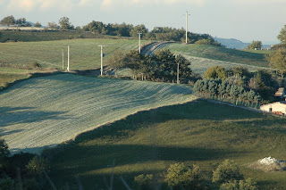 prati e campi nella zona di valico meadows and fields in the pass