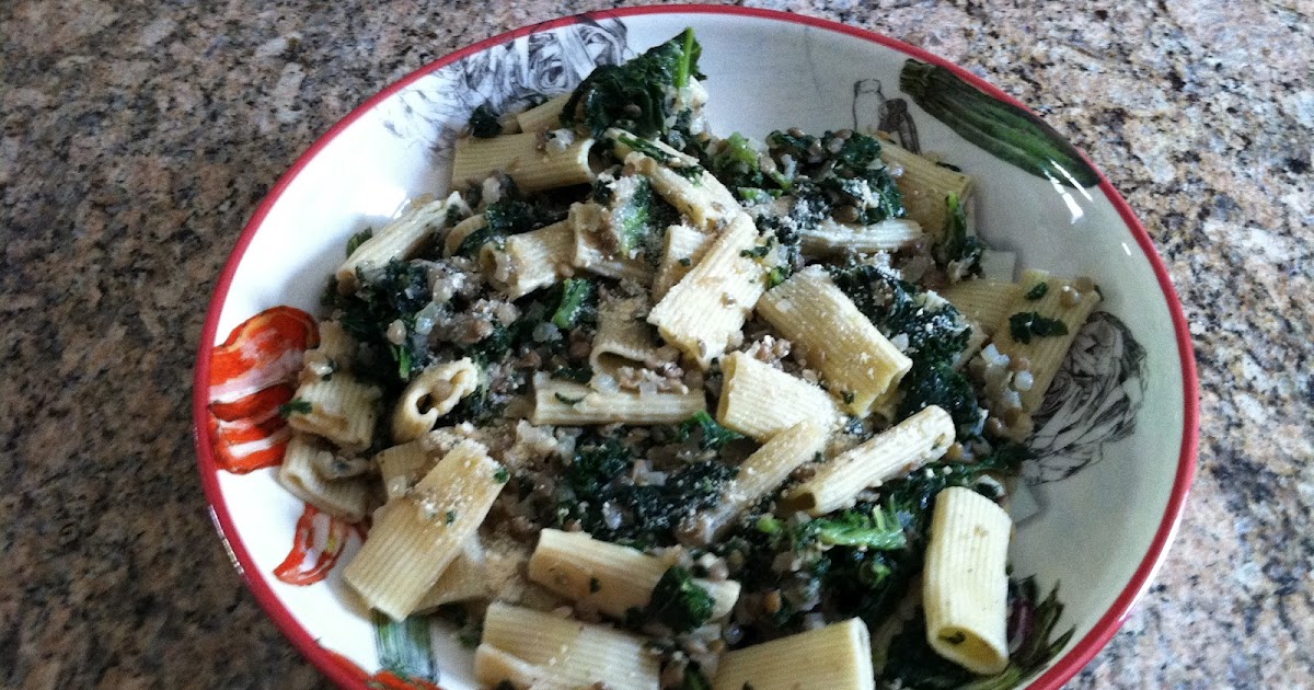 Tiff's Favorite Recipes Pasta with Kale, Lentils, and Caramelized Onions