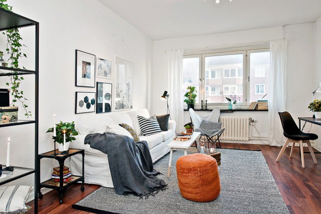 Piso para 1 con mucho estilo decorar piso pequeño estilo nórdico