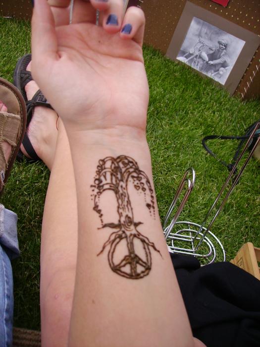 peace tattoo design