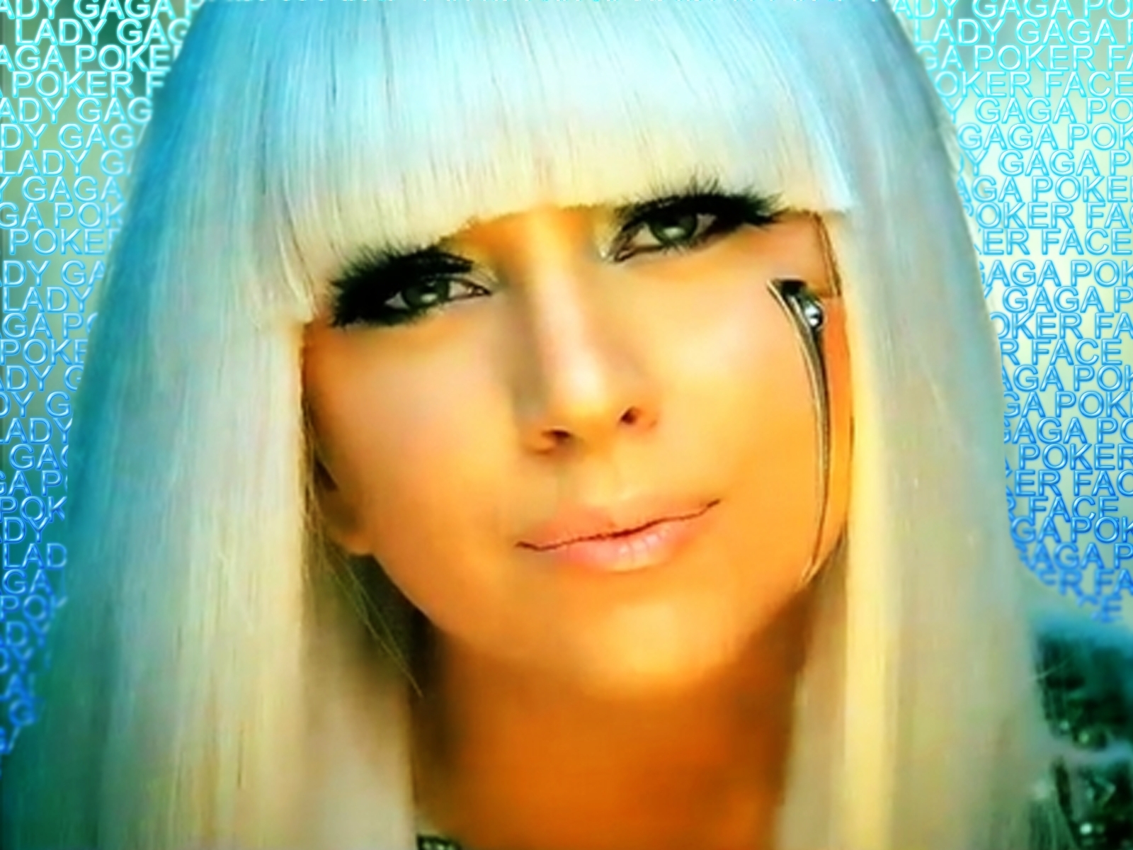 Lady Gaga's Iconic Orange and Blue Hair - wide 5