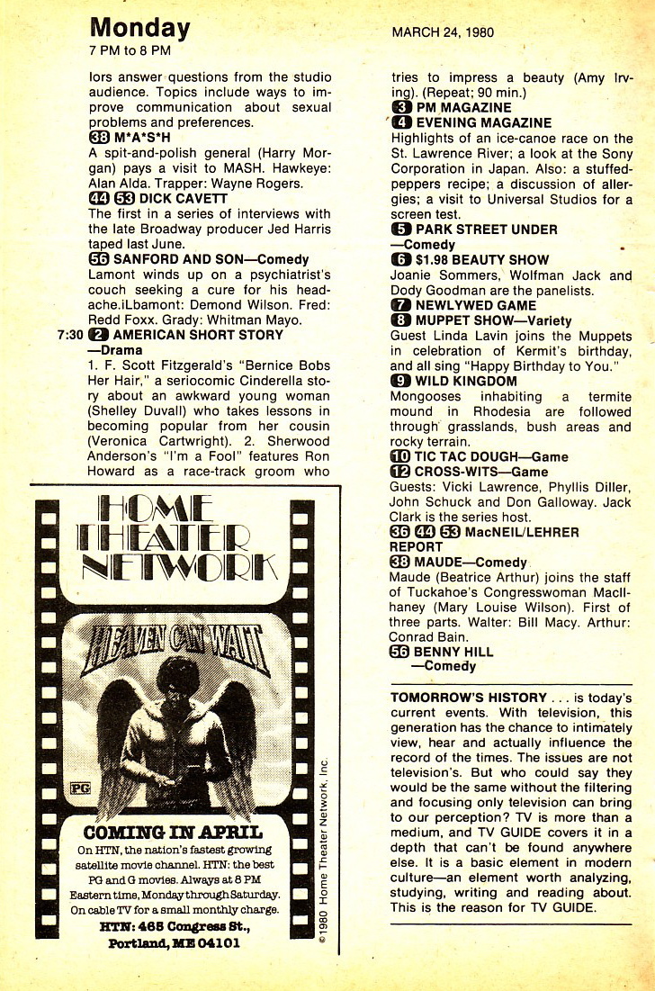 tv guide time machine: more tv guide blurbs (1980)