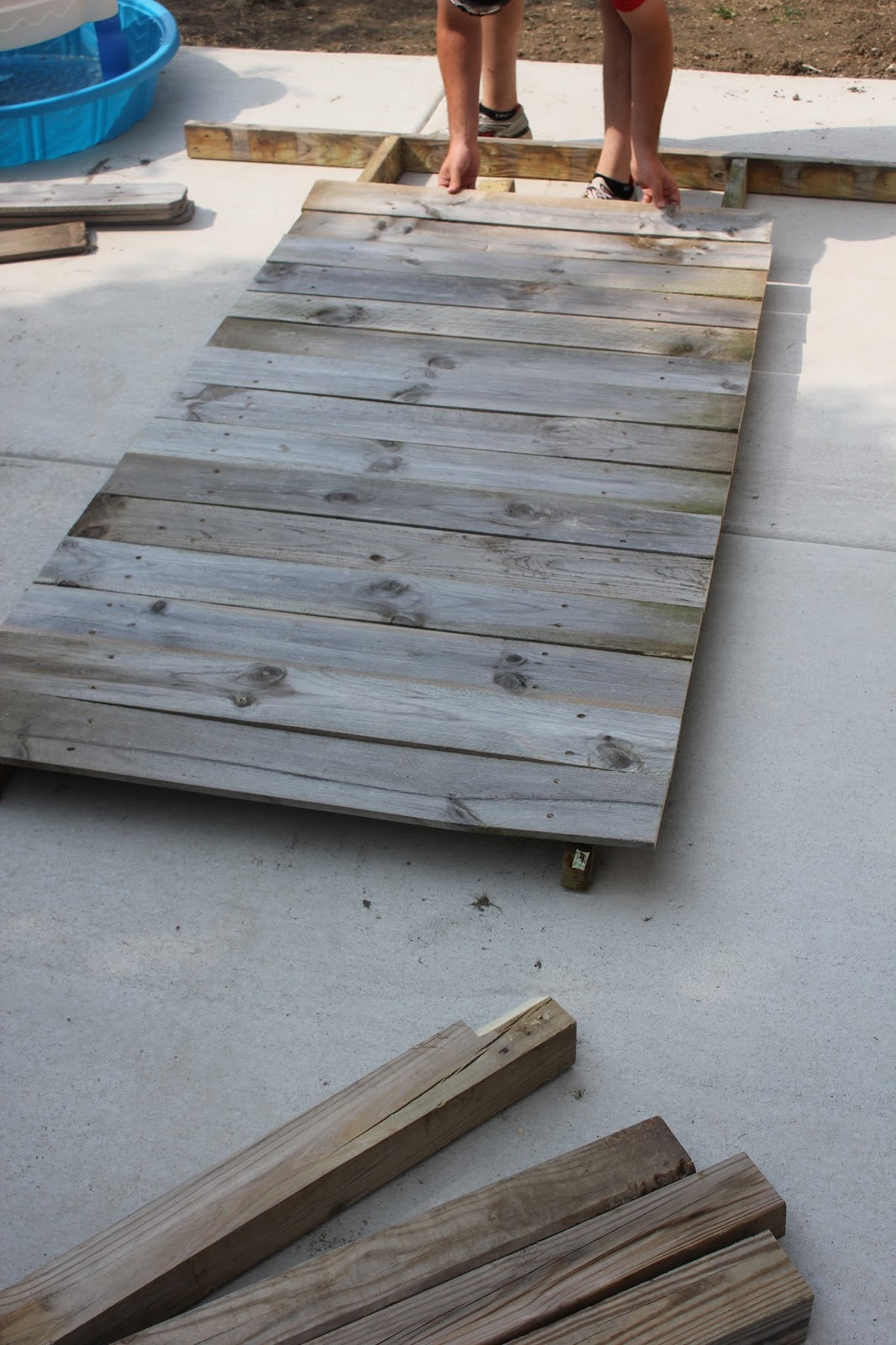 From A to Z DIY Patio Table from fence