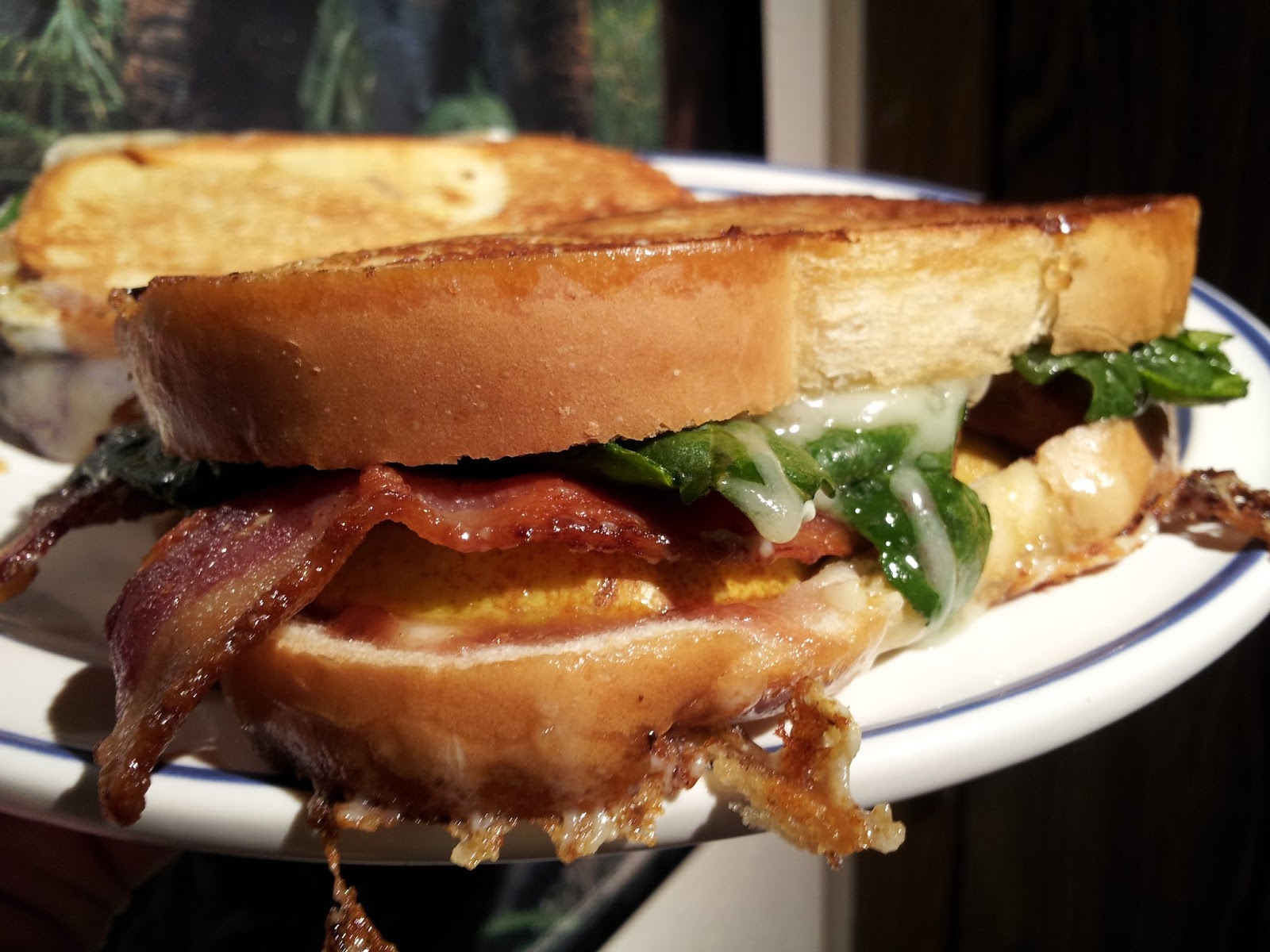 COVERED IN BACON Pear & Bacon Grilled Cheese Sandwich