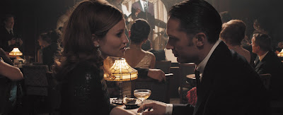 Tom Hardy and Emily Browning in Legend